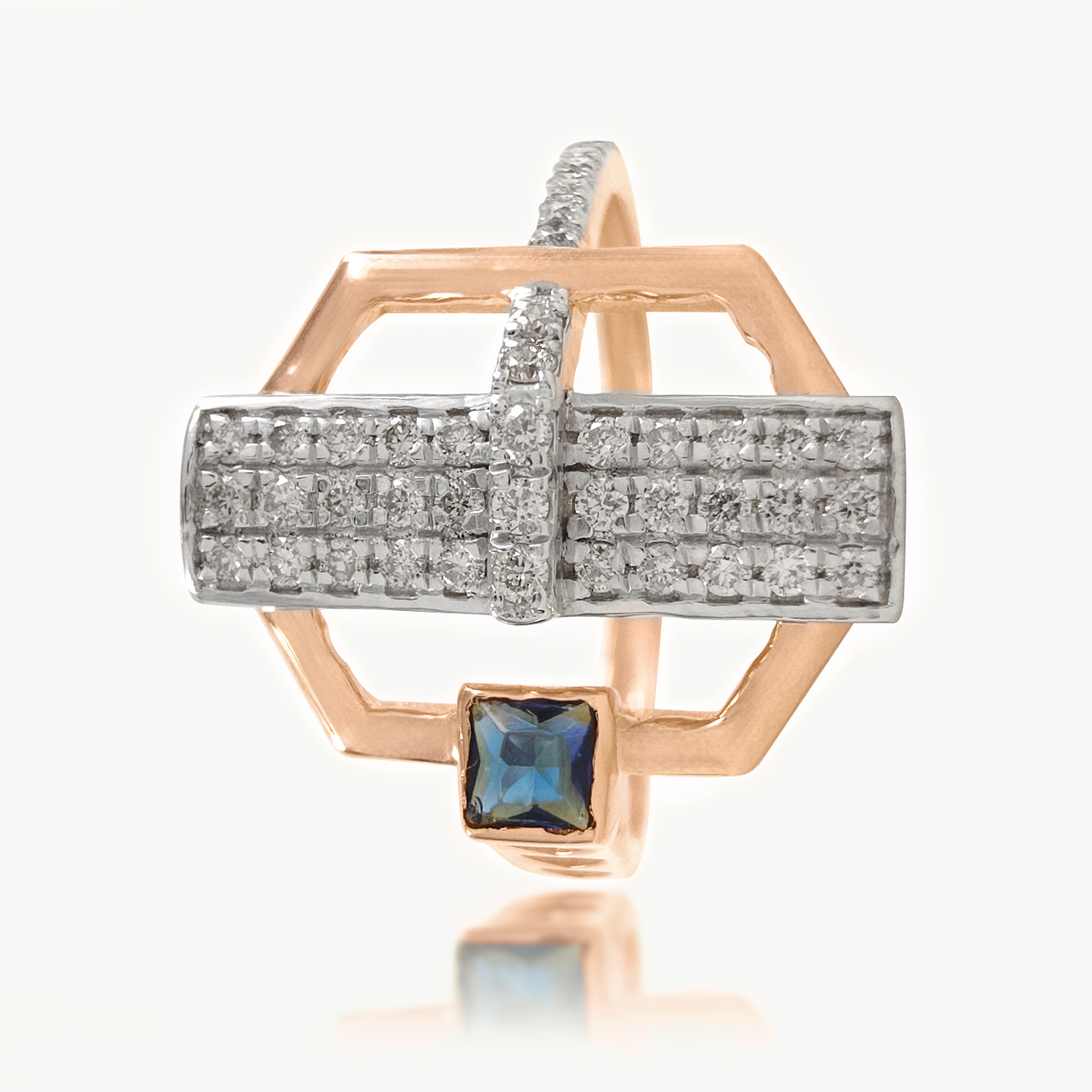 Eclipse Edge Diamond Ring