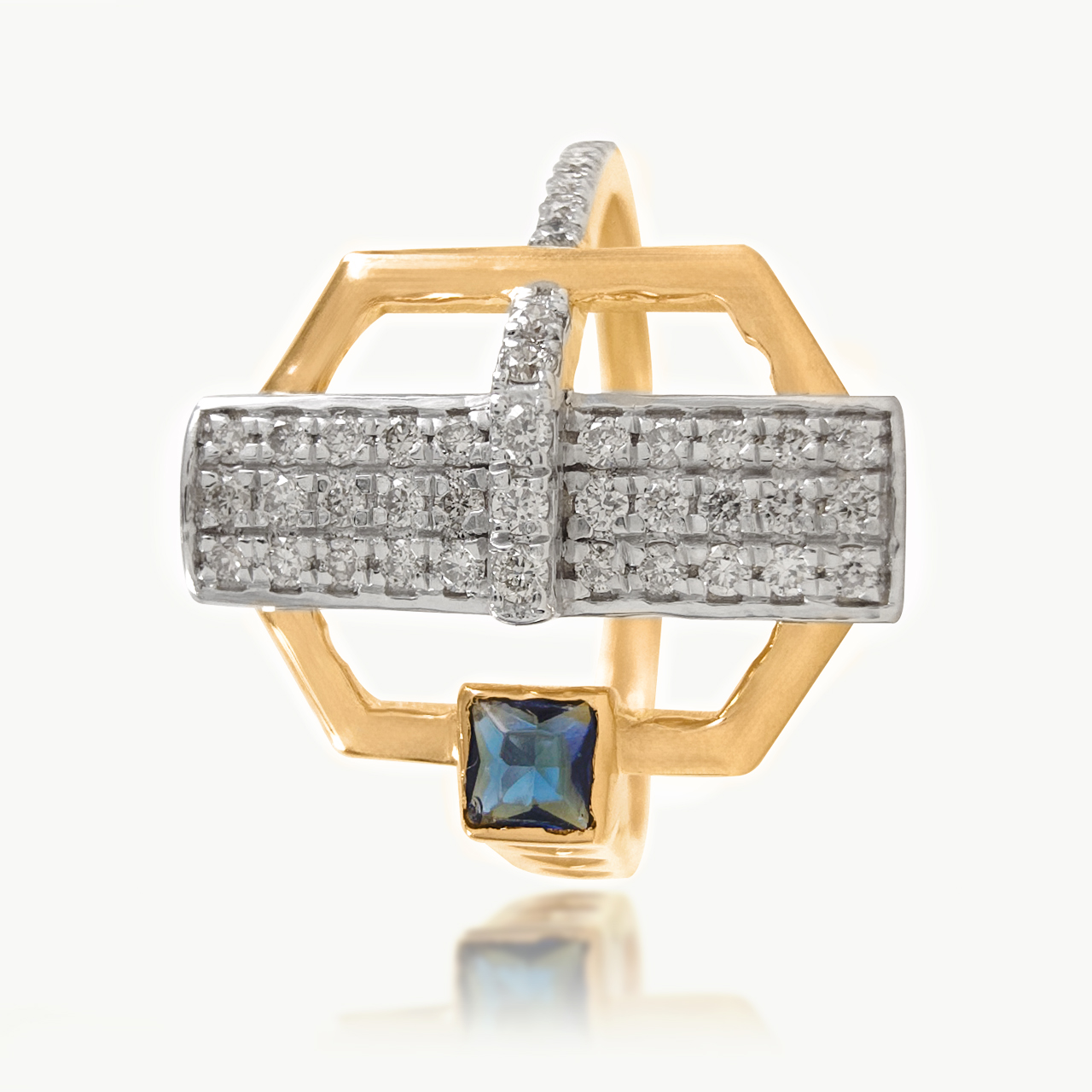Eclipse Edge Diamond Ring