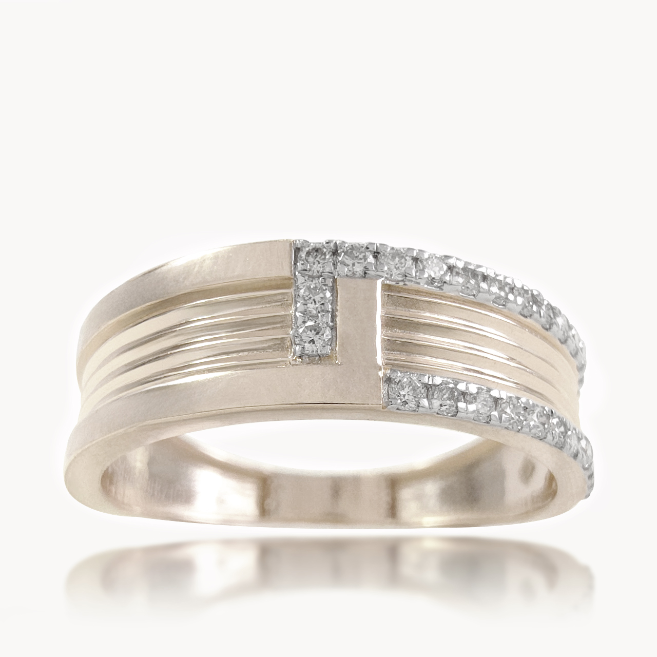 Horizon Diamond Ring For Him