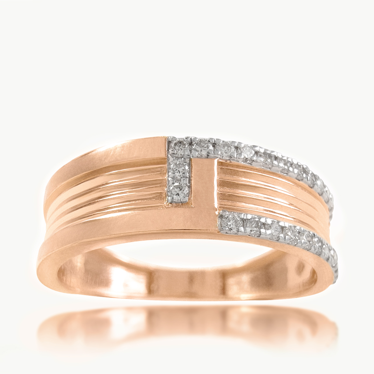 Horizon Diamond Ring For Him