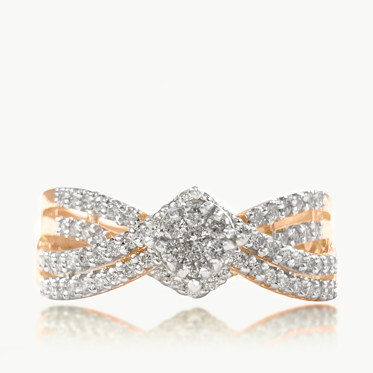 Regal Knot Diamond Ring