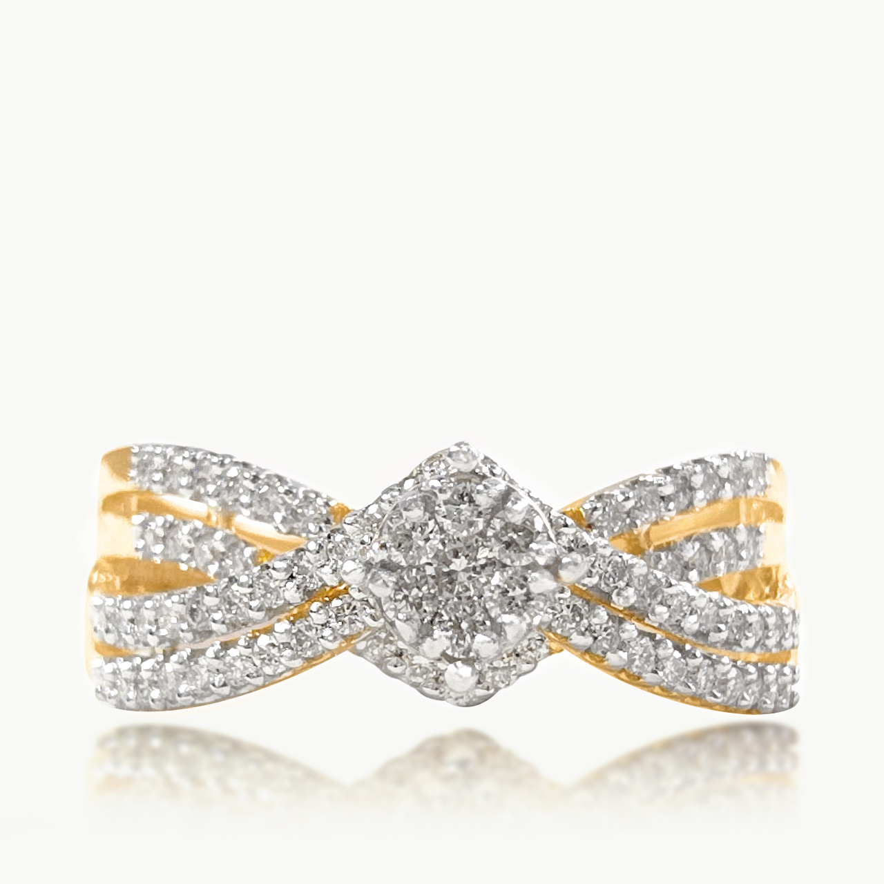 Regal Knot Diamond Ring