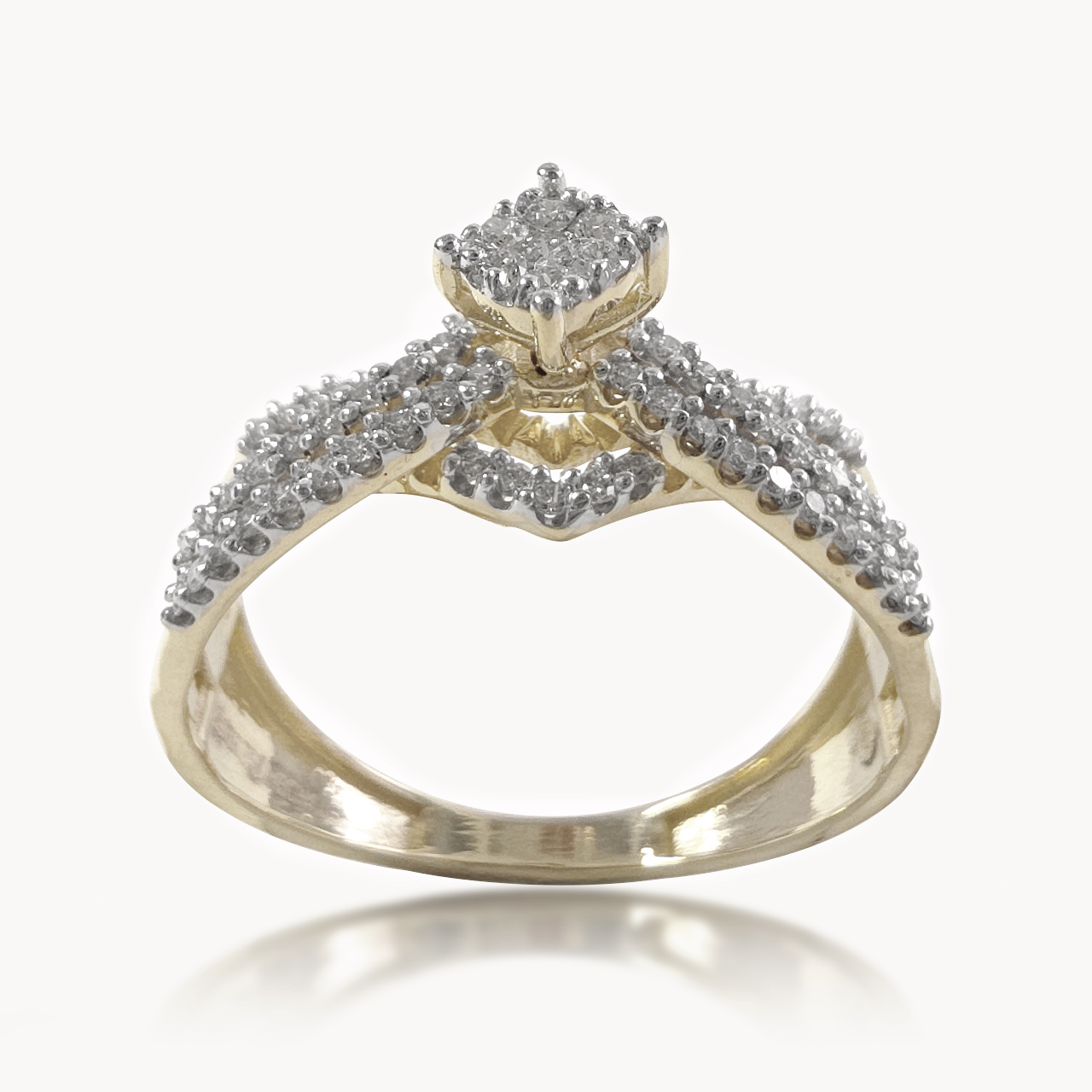 Regal Knot Diamond Ring