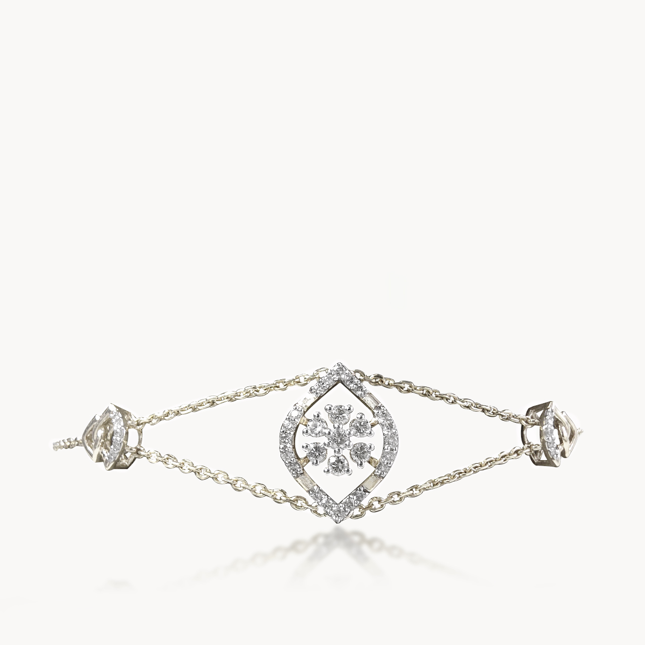 Tranquil Bloom Diamond Bracelet