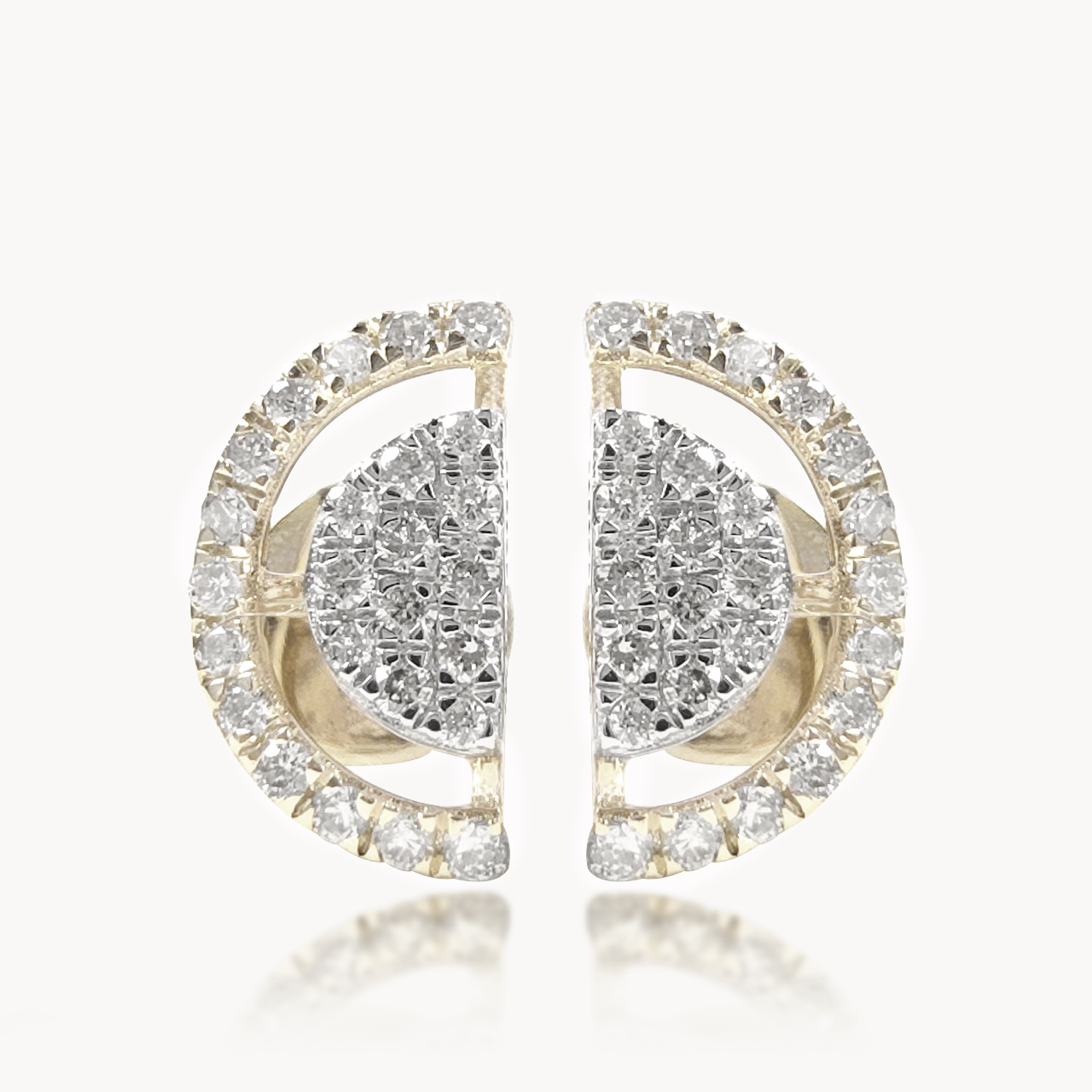 Morning Glory Diamond Studs