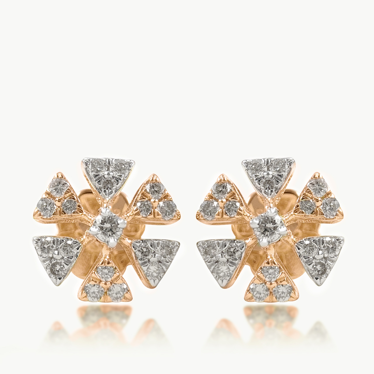 Chakra Design Diamond Earings