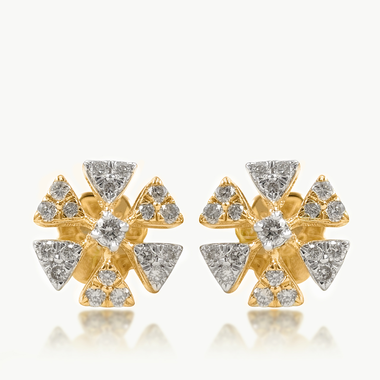 Chakra Design Diamond Earings