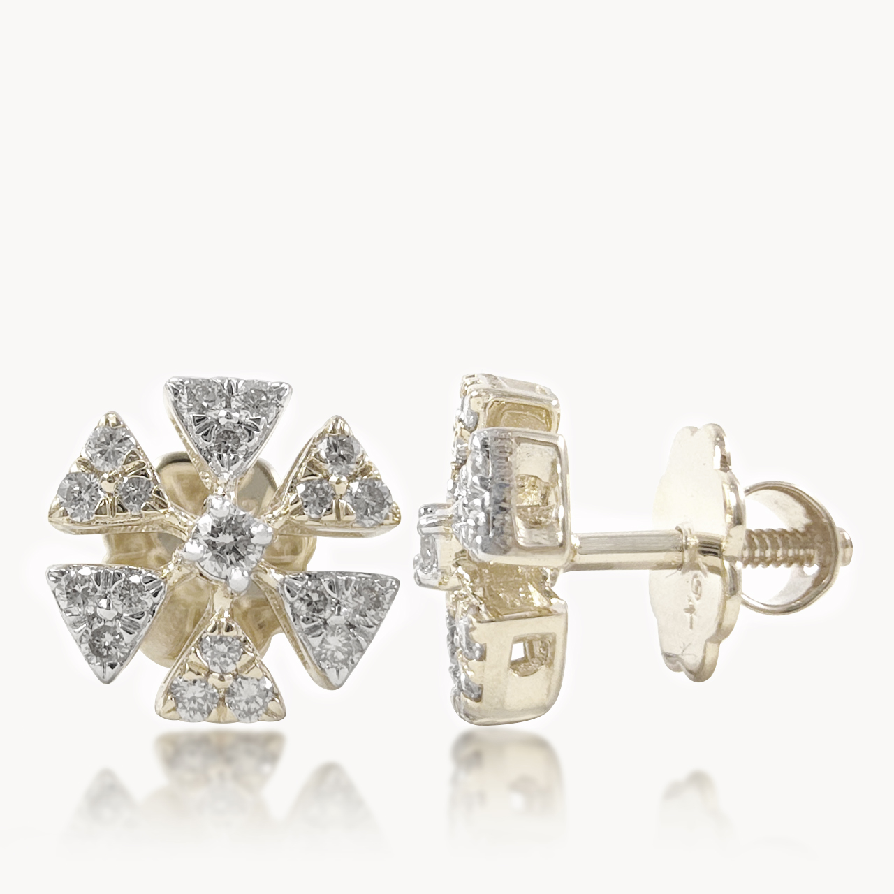 Chakra Design Diamond Earings