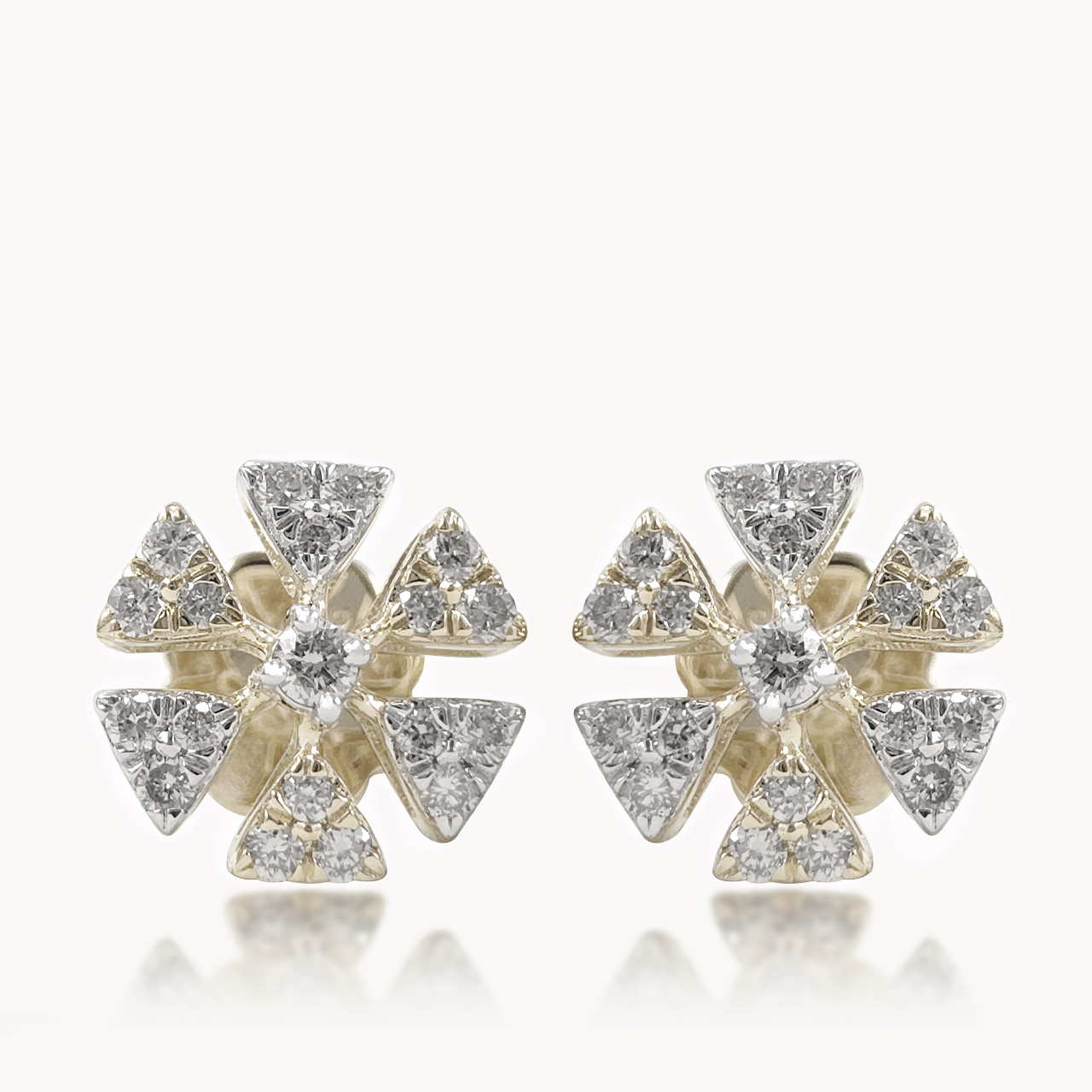 Chakra Design Diamond Earings