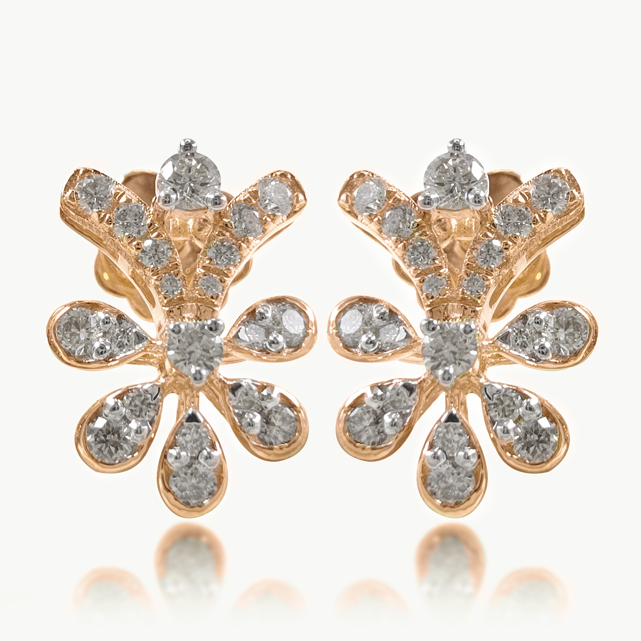 Vine Bloom Diamond Dangler