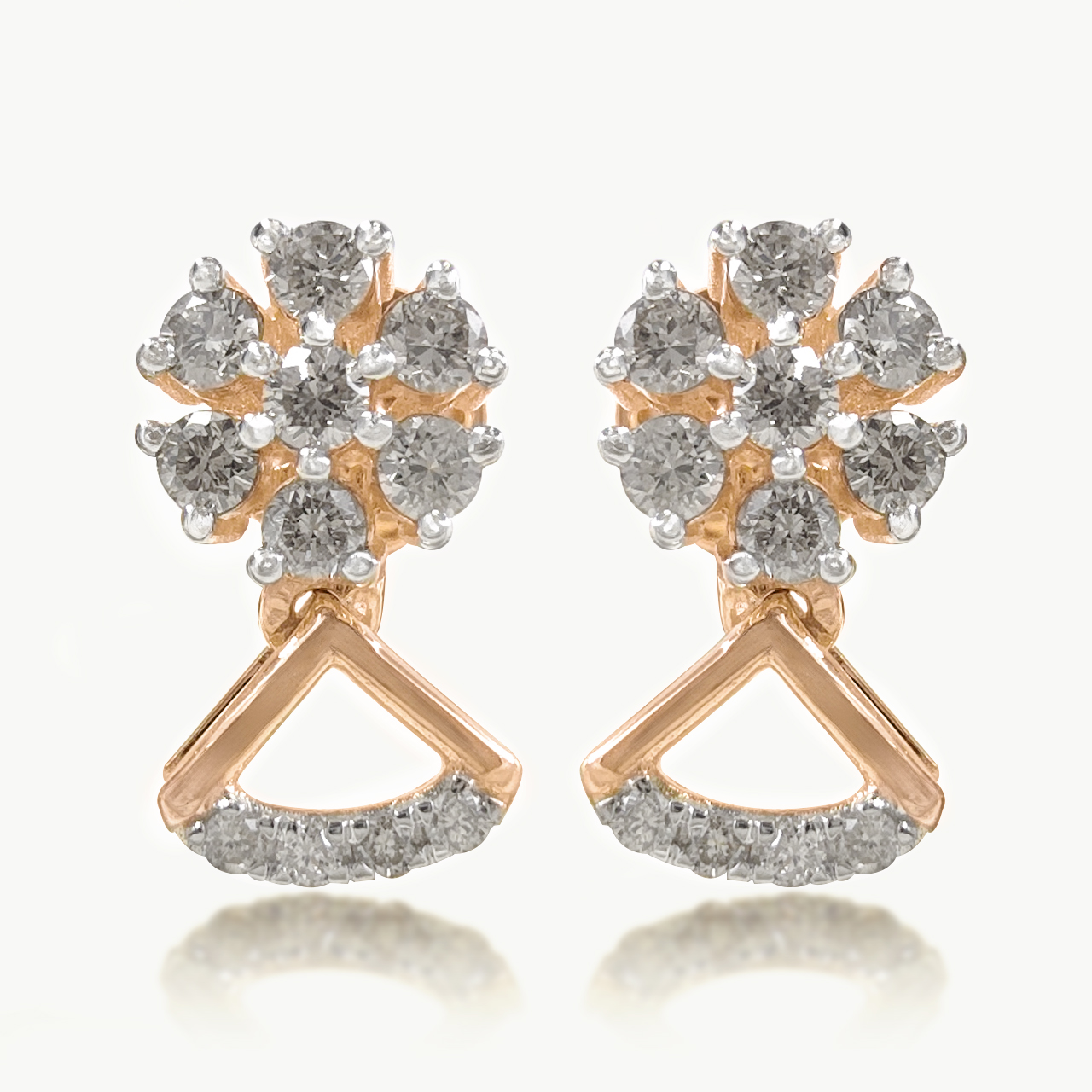 Blossom Charm Diamond Studs