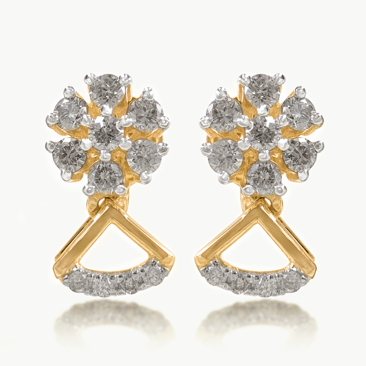 Blossom Charm Diamond Studs