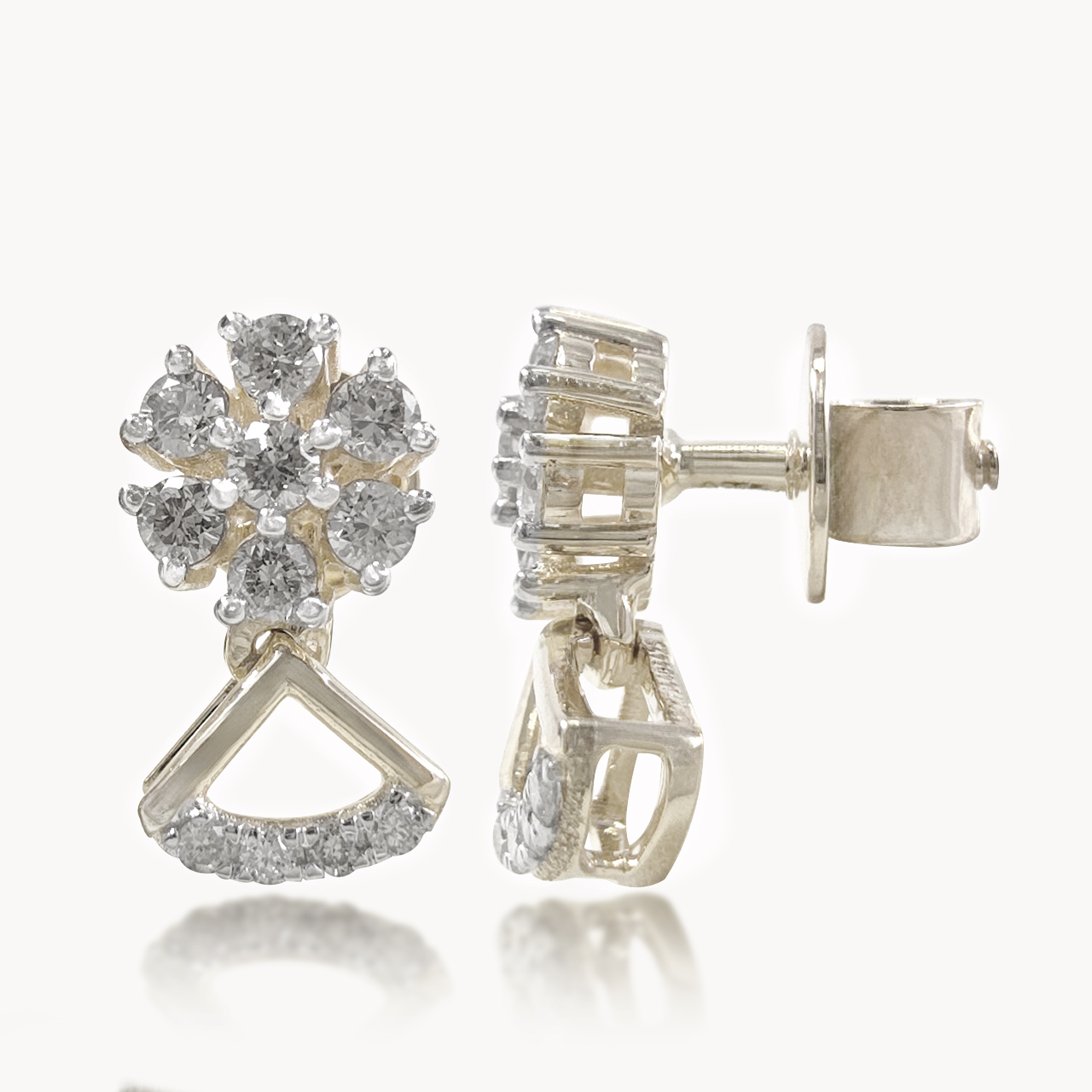 Blossom Charm Diamond Studs