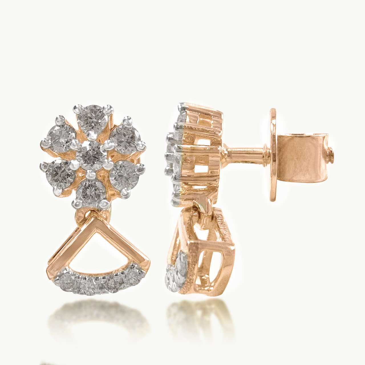 Blossom Charm Diamond Studs