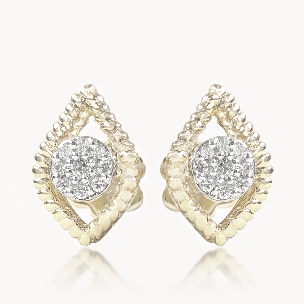 Donna's Delicate Diamond Studs