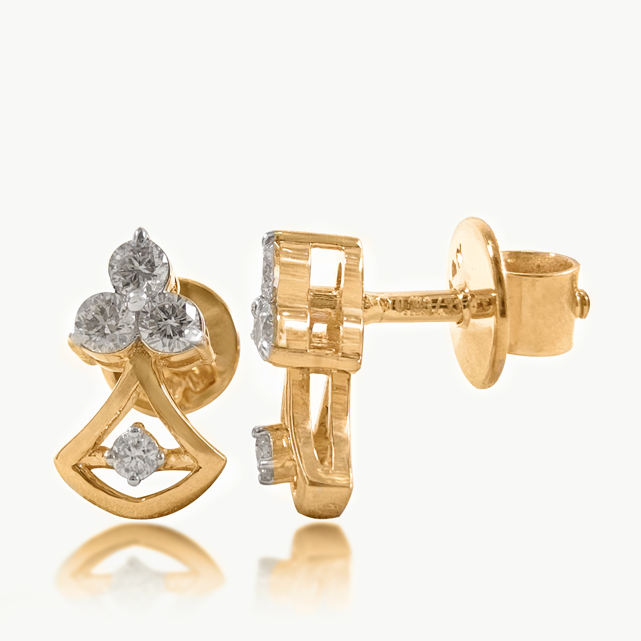 Trillia Bloom Diamond Studs