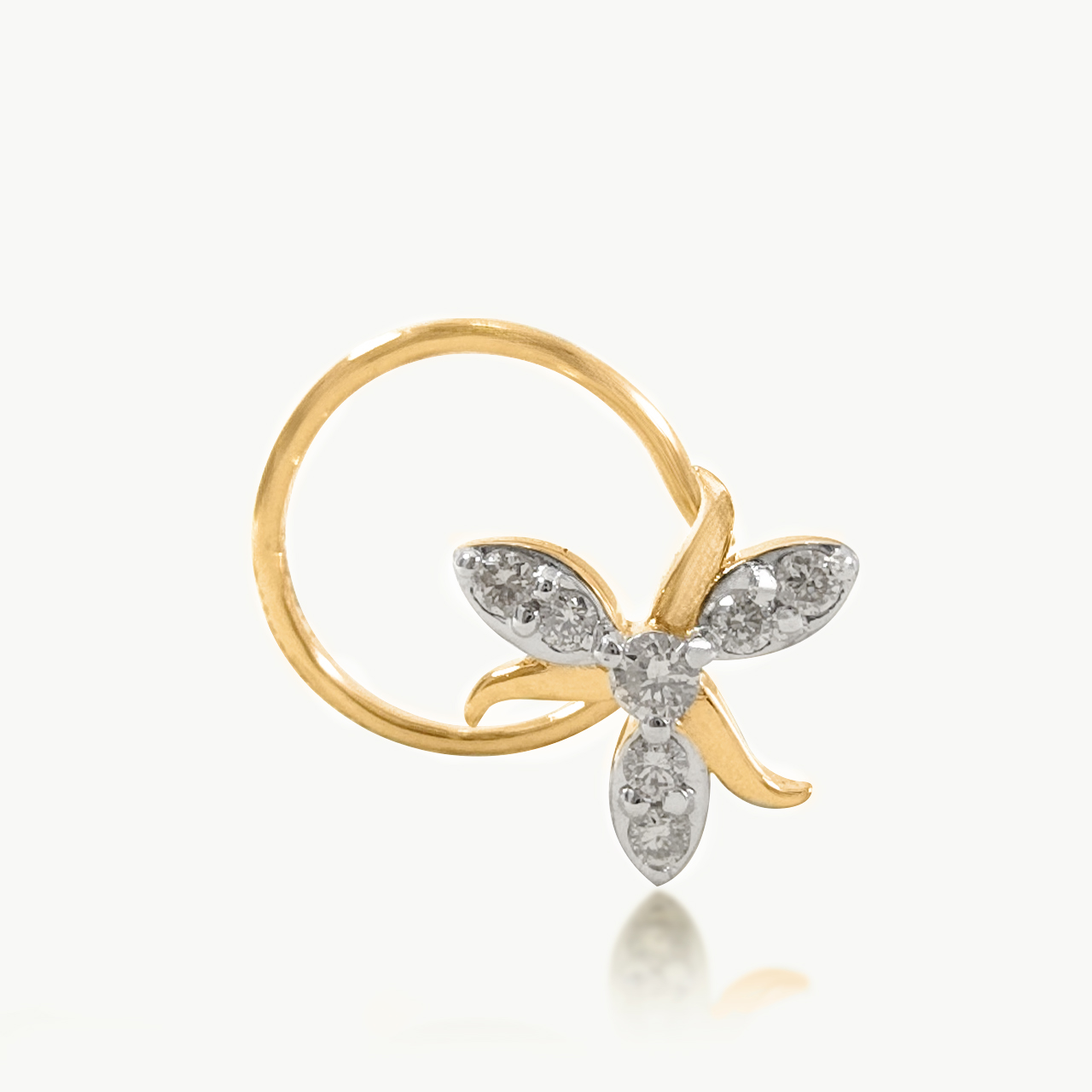 Lily Diamond Nose Pin