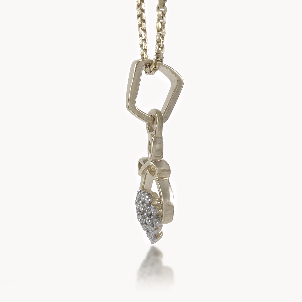 Aurika Knot Diamond Pendant