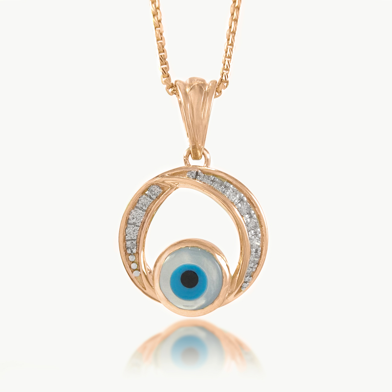 Mystic Evil Eye Diamond Pendant