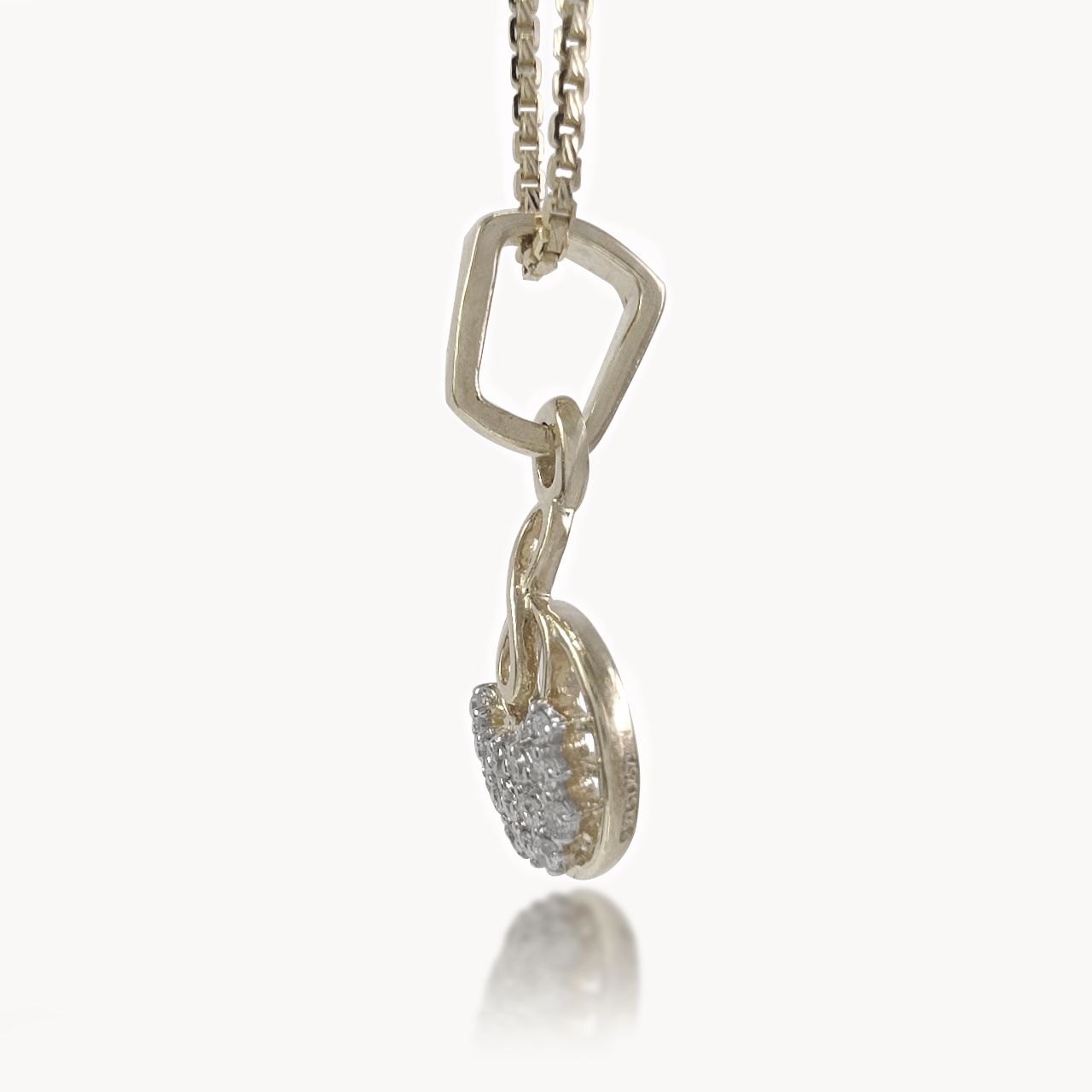 Infinite Moon Diamond Pendant