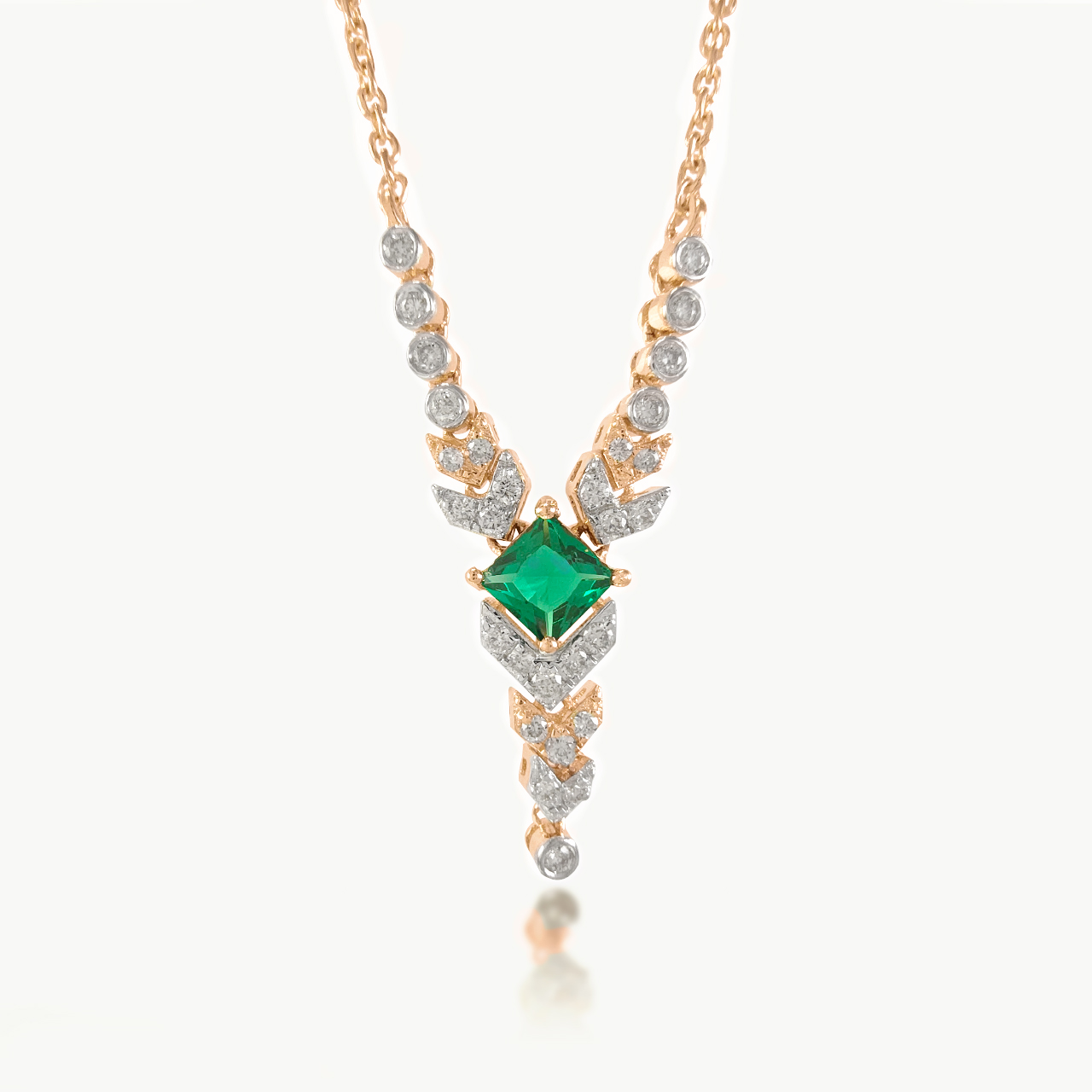 Vamp's Y Diamond Mini-Necklace