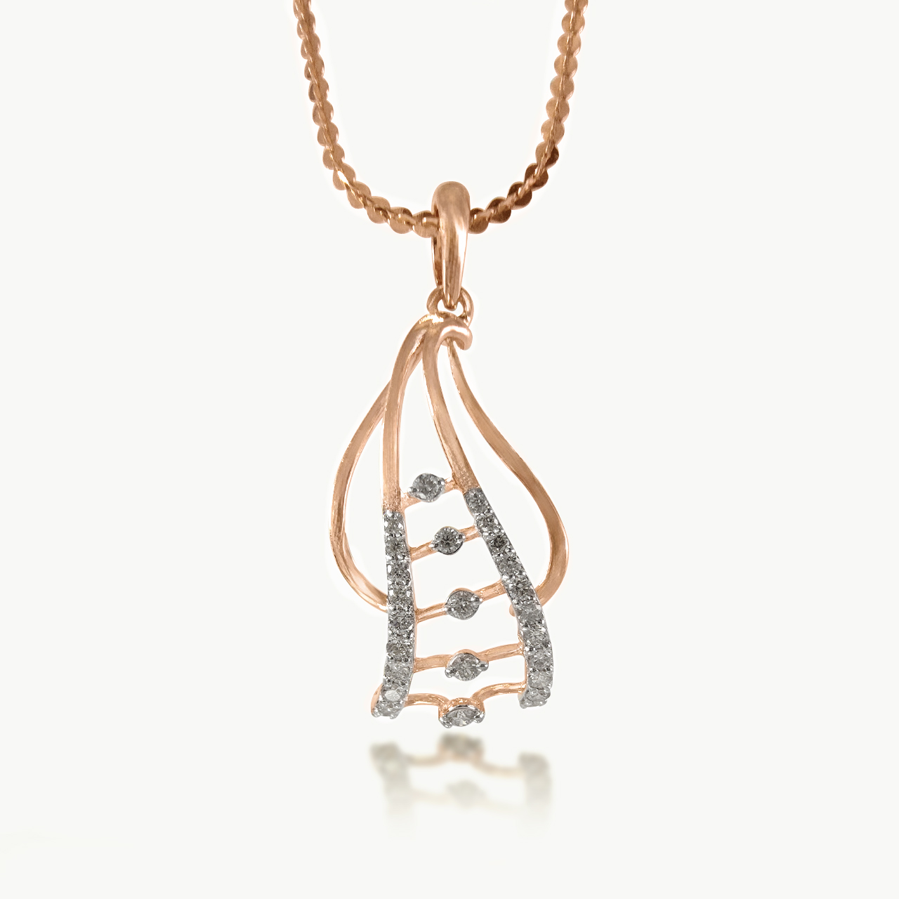 Heaven's Stair Diamond Pendant