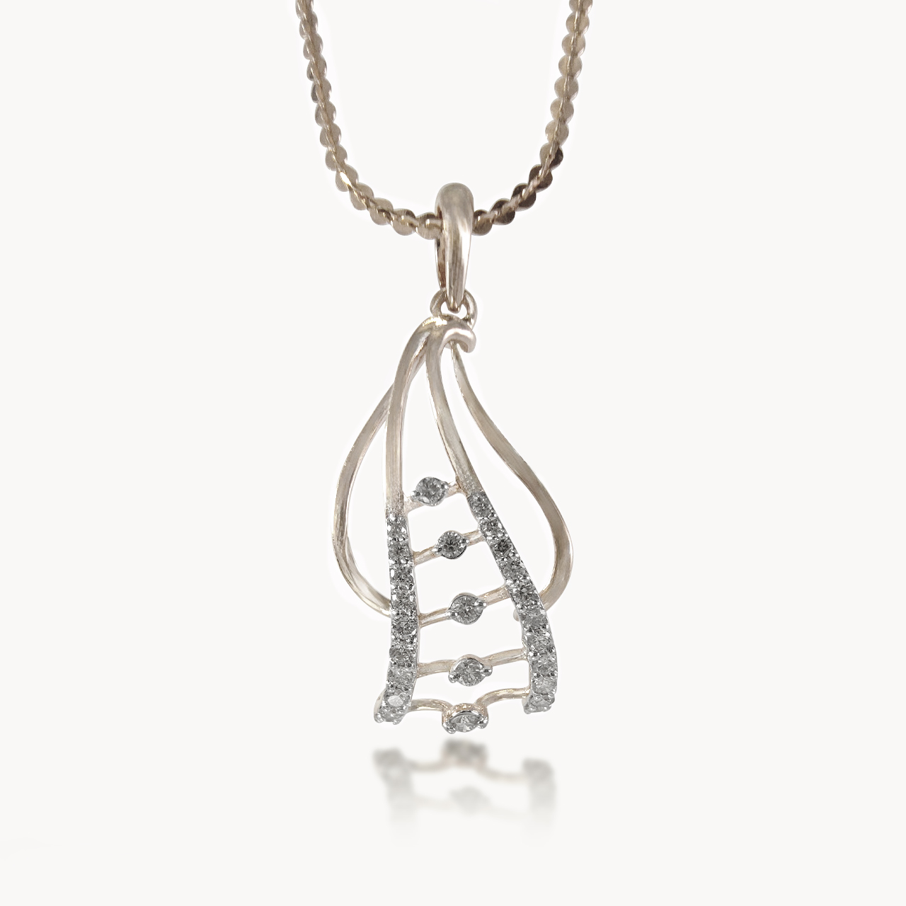 Heaven's Stair Diamond Pendant