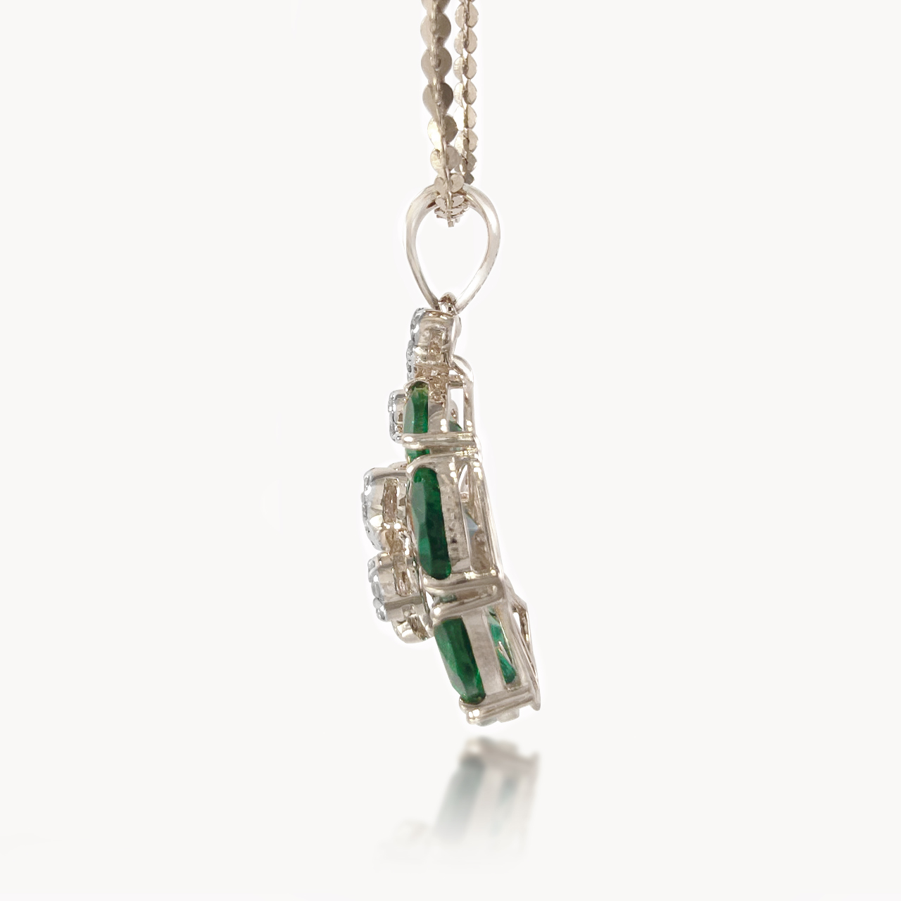 Gibbous Diamond Pendant