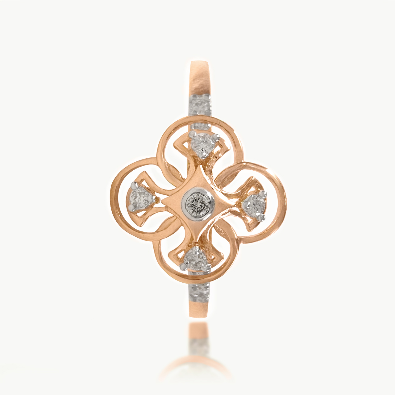 Diamond Petal Ring