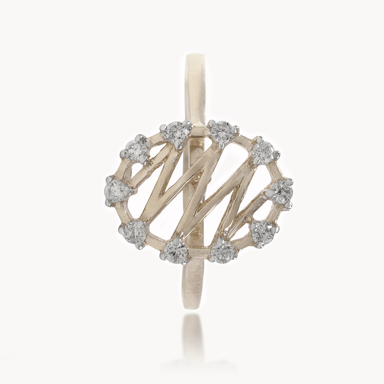 Zig-Zag Diamond Ring