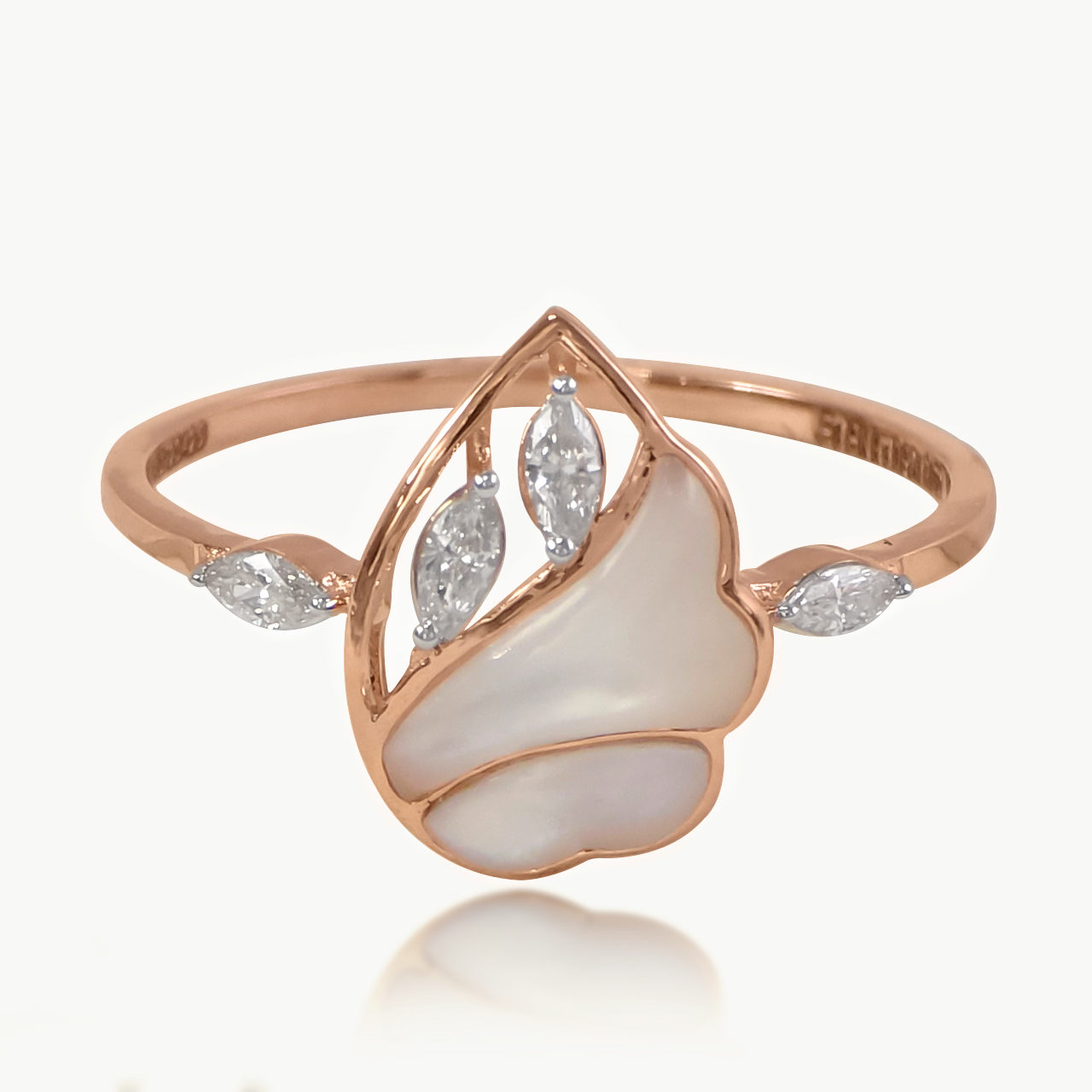 Lustrous Bloom Diamond Ring