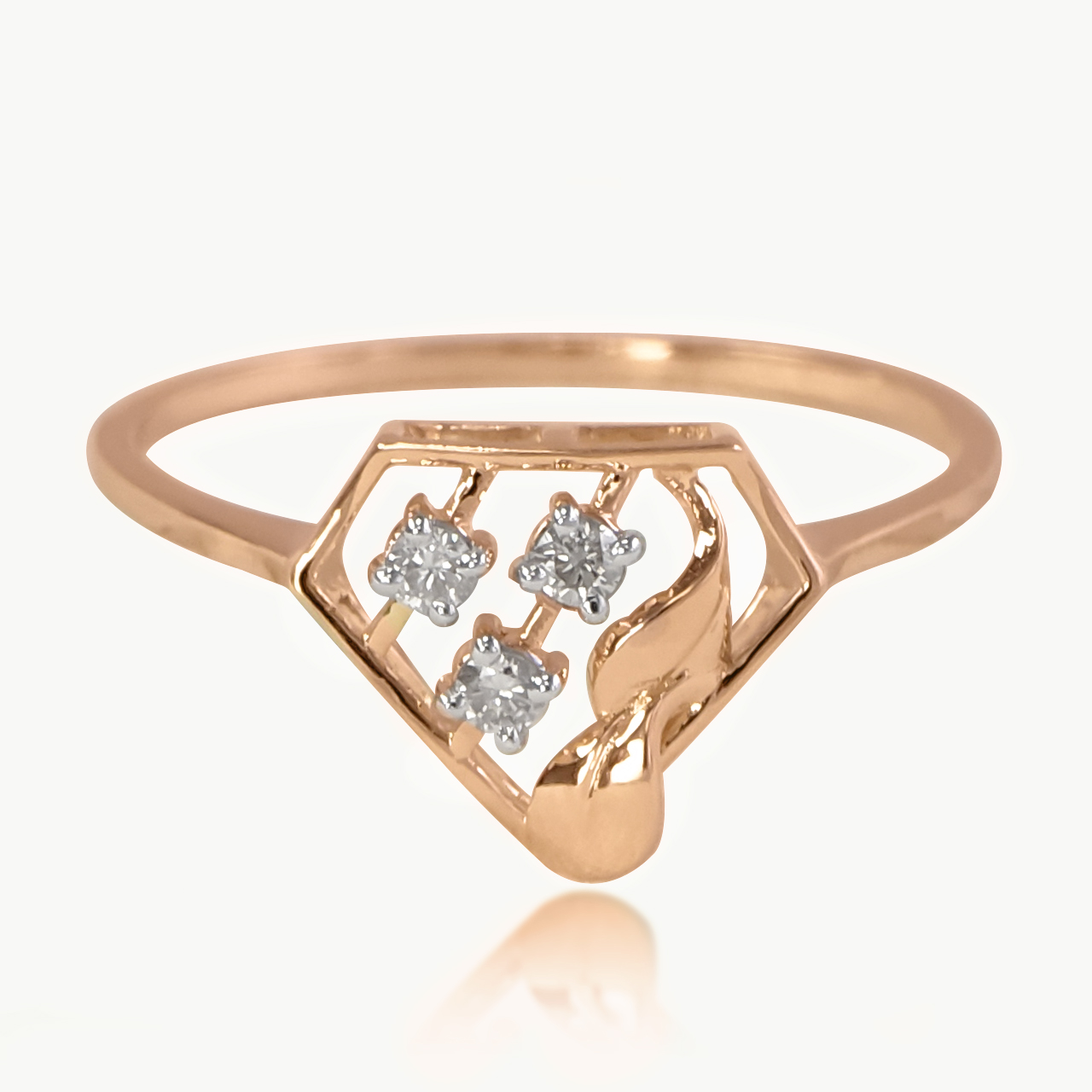 Eterna curve Diamond Ring