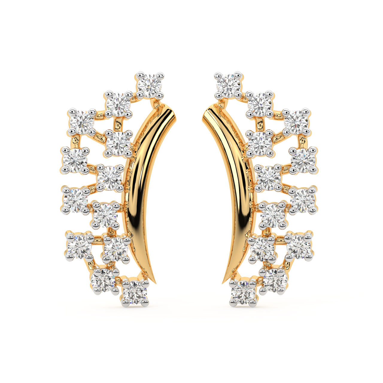 Adeline Diamond Stud Earrings