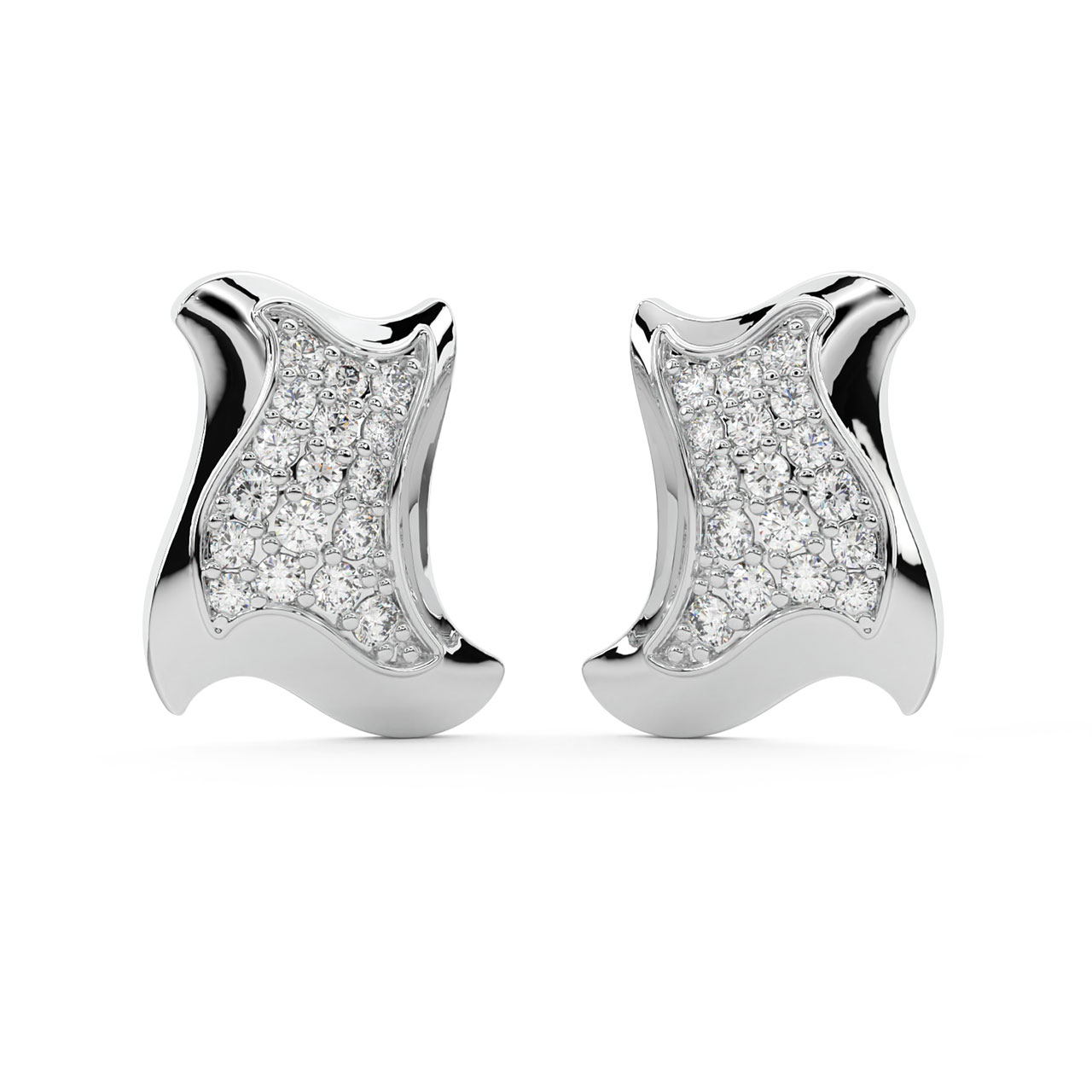 Briar Diamond Stud Earrings