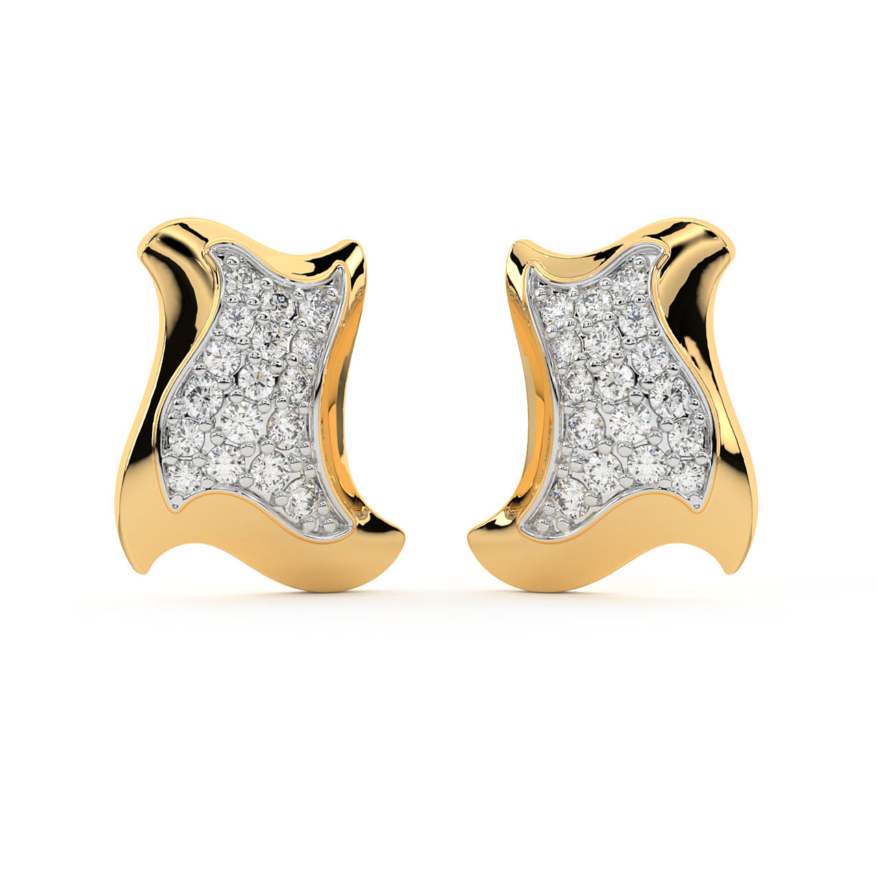 Briar Diamond Stud Earrings