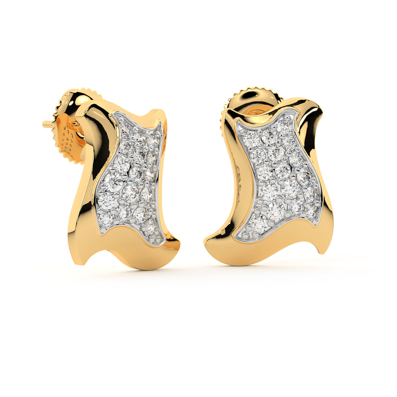 Briar Diamond Stud Earrings