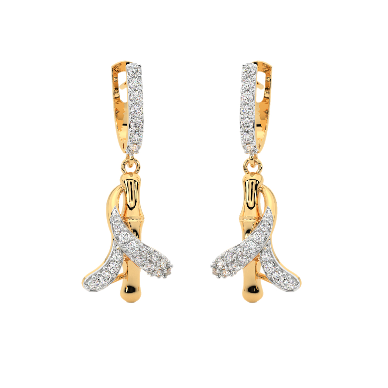 Hanne Round Diamond Earrings