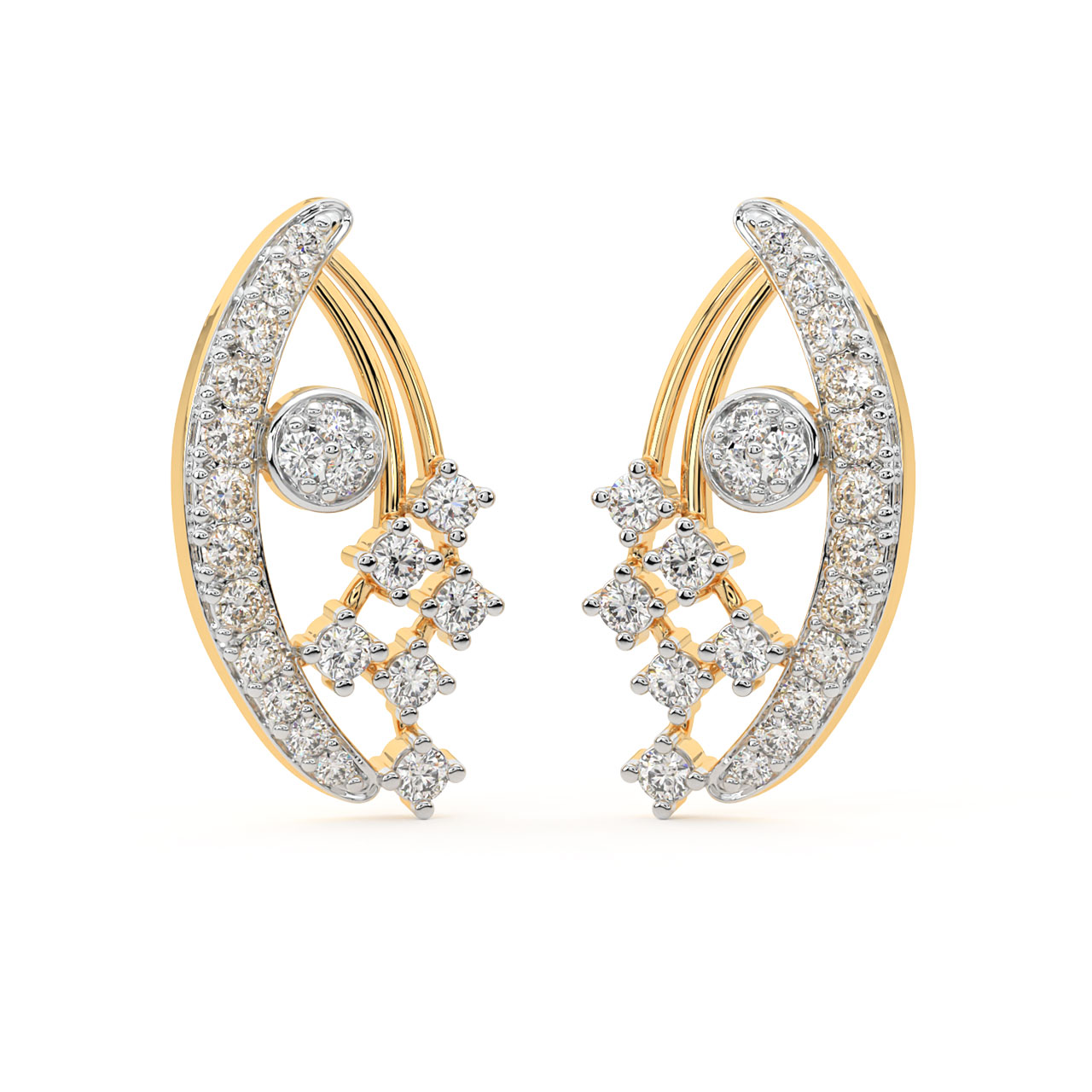 Freya Diamond Stud Earrings