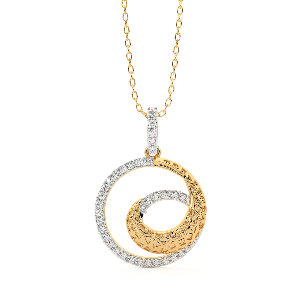 Zada Diamond Office Wear Pendant