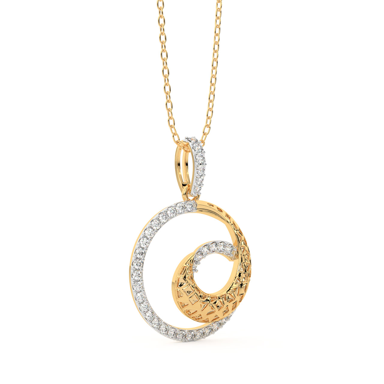 Zada Diamond Office Wear Pendant