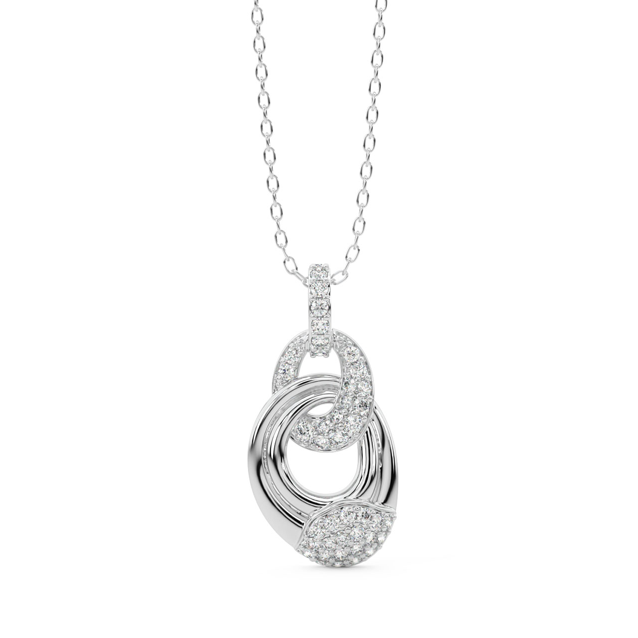 Joen Round Diamond Office Wear Pendant