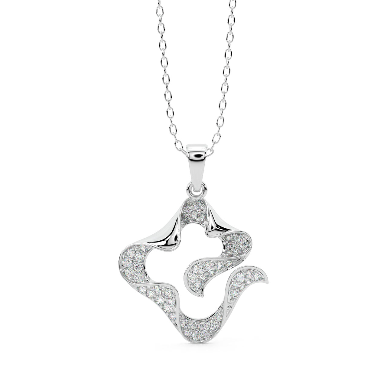 Elliot Round Diamond Pendant