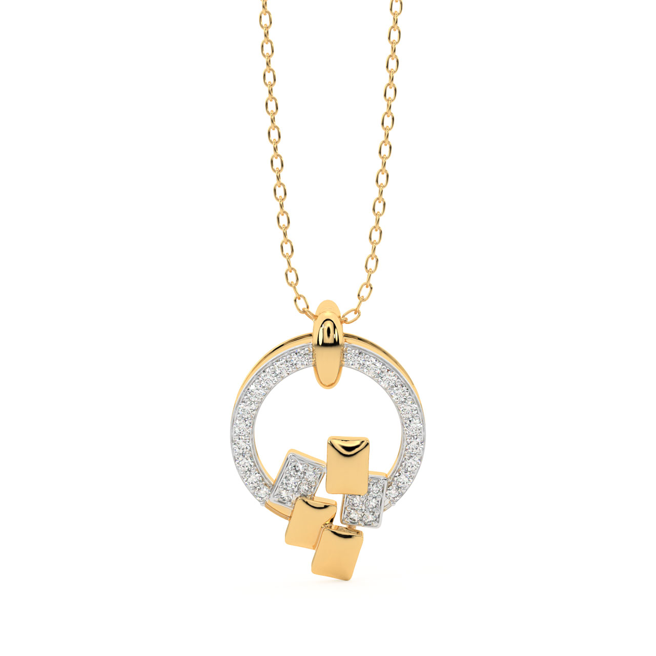 Milo Round Diamond Pendant