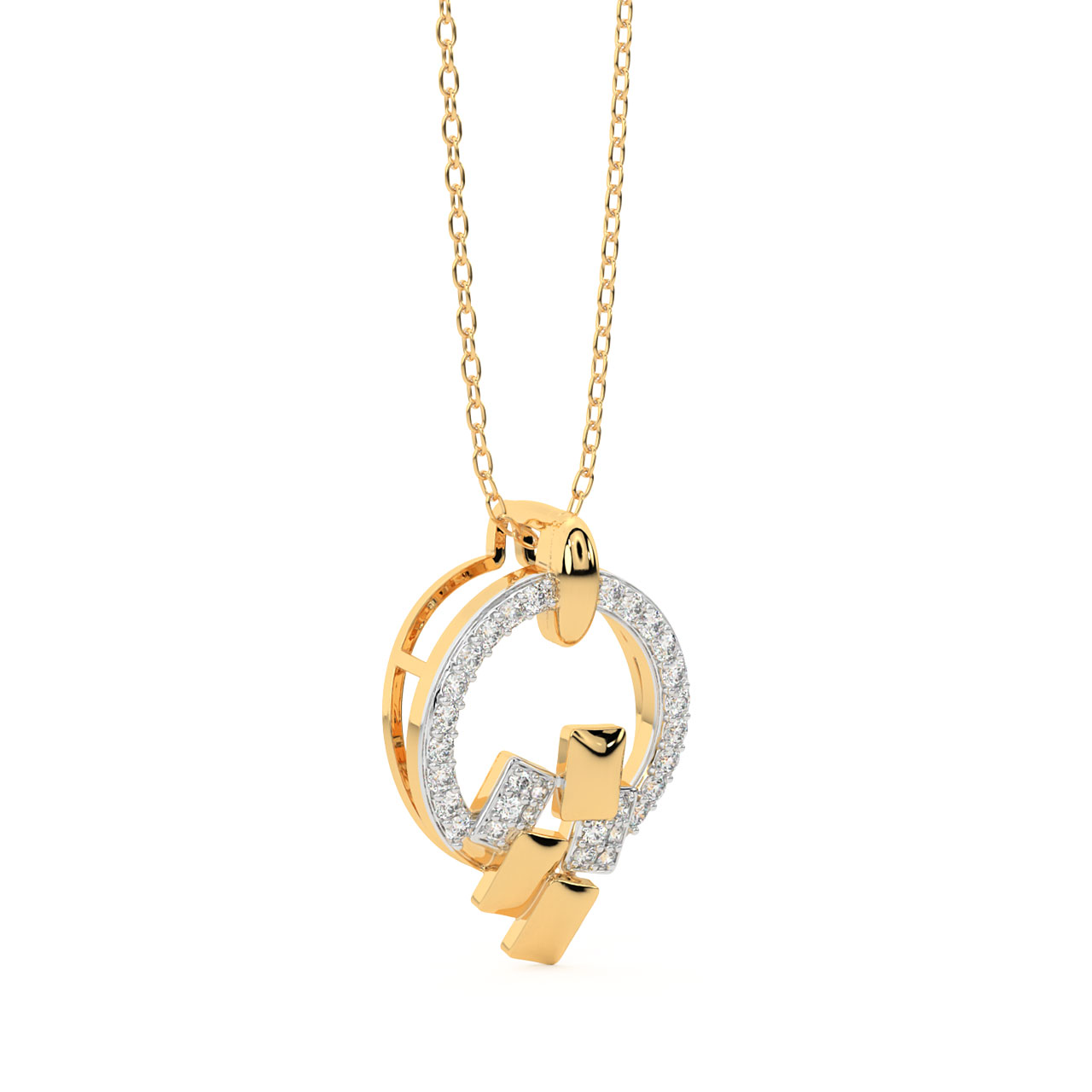 Milo Round Diamond Pendant