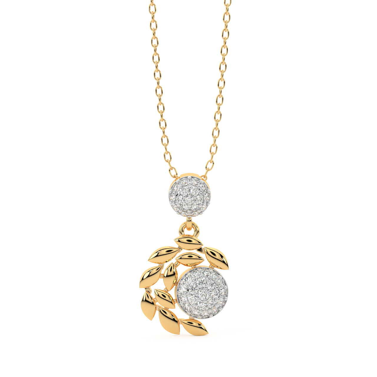 Holly Round Diamond Office Wear Pendant