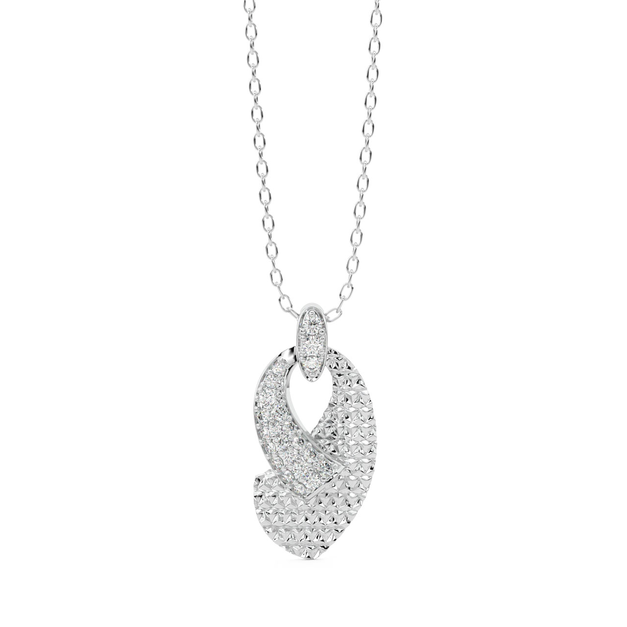 Austin Round Diamond Pendant