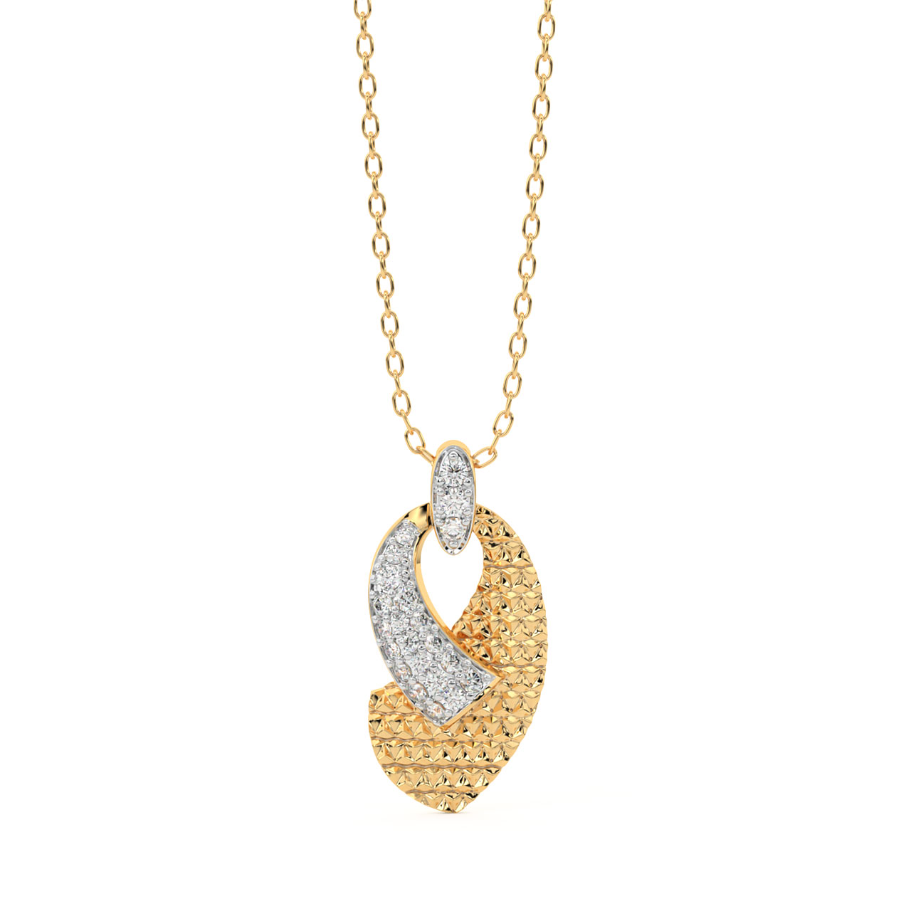 Austin Round Diamond Pendant