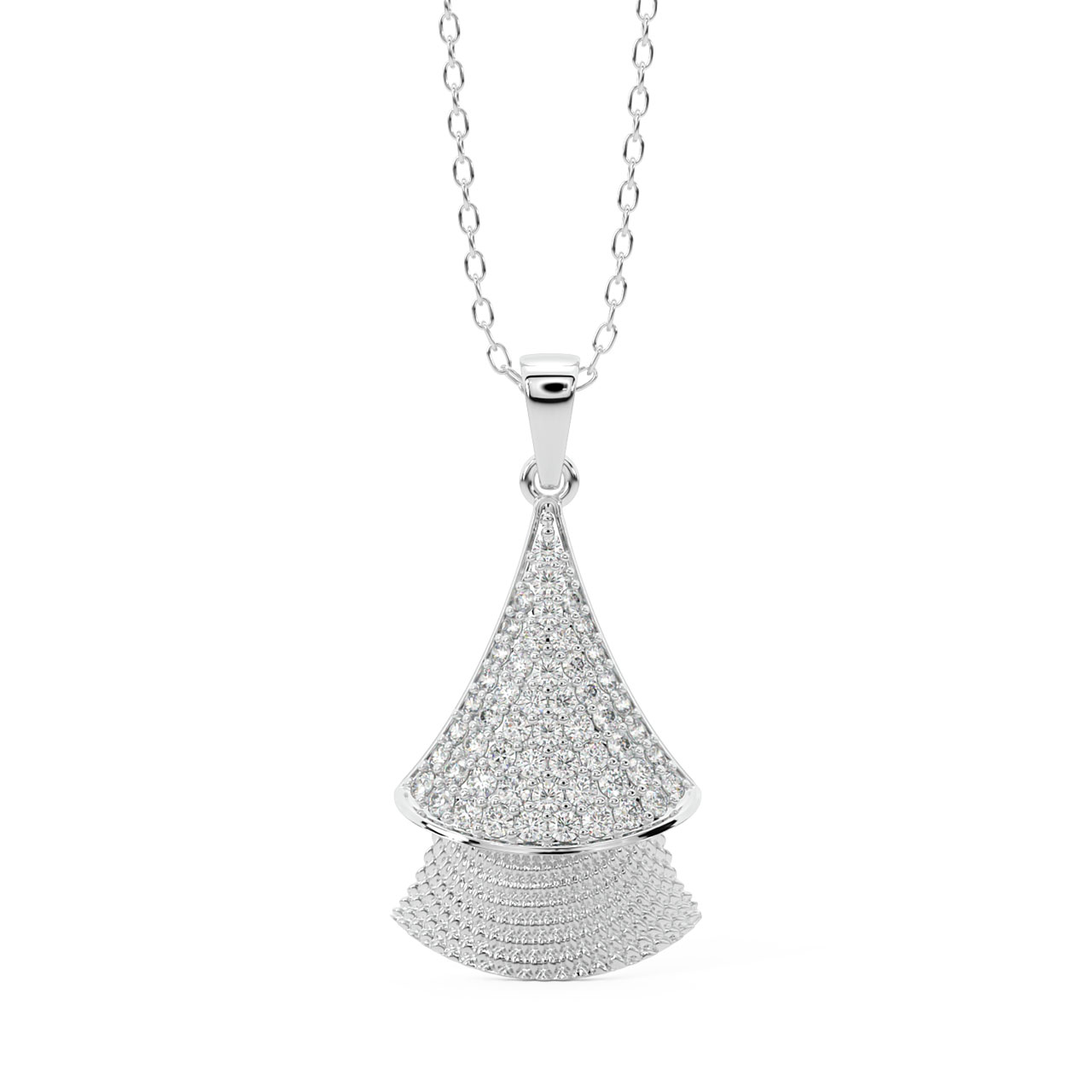 Ada Round Diamond Office Wear Pendant