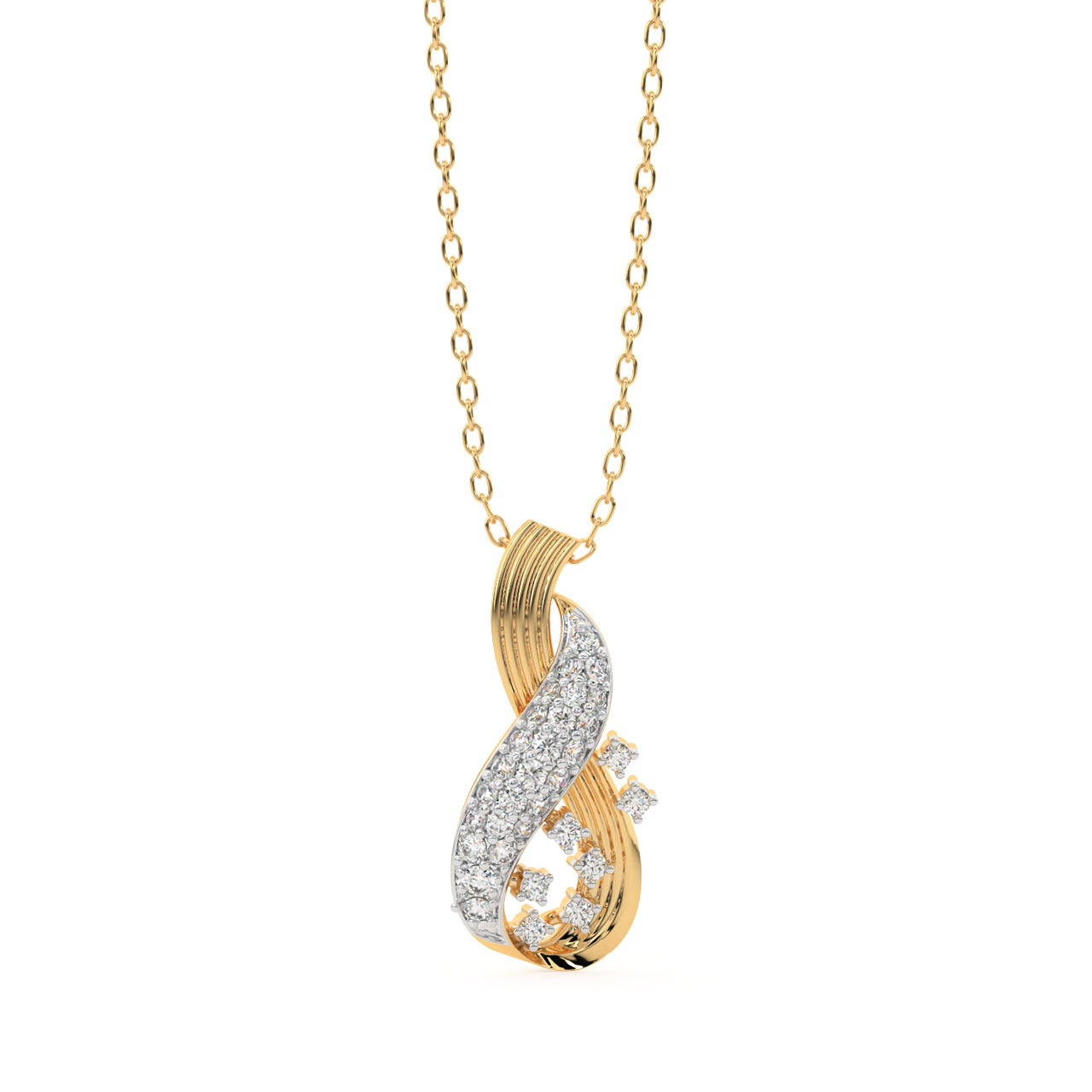 Tyler Round Diamond Pendant