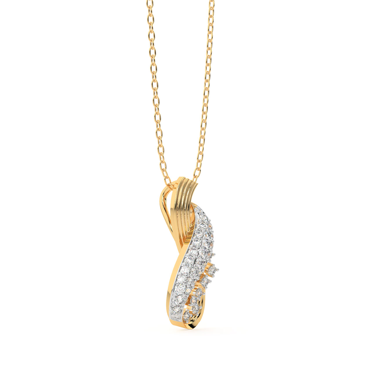 Tyler Round Diamond Pendant